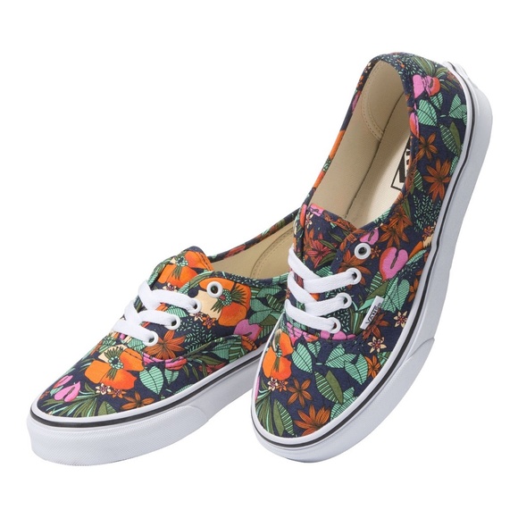 ๐ฅณ๐ Host Pick ๐๐ฅณVans Classic Old Skool MULTI TROPIC DRESS BLUE/TRUE WHITE - Picture 1 of 16